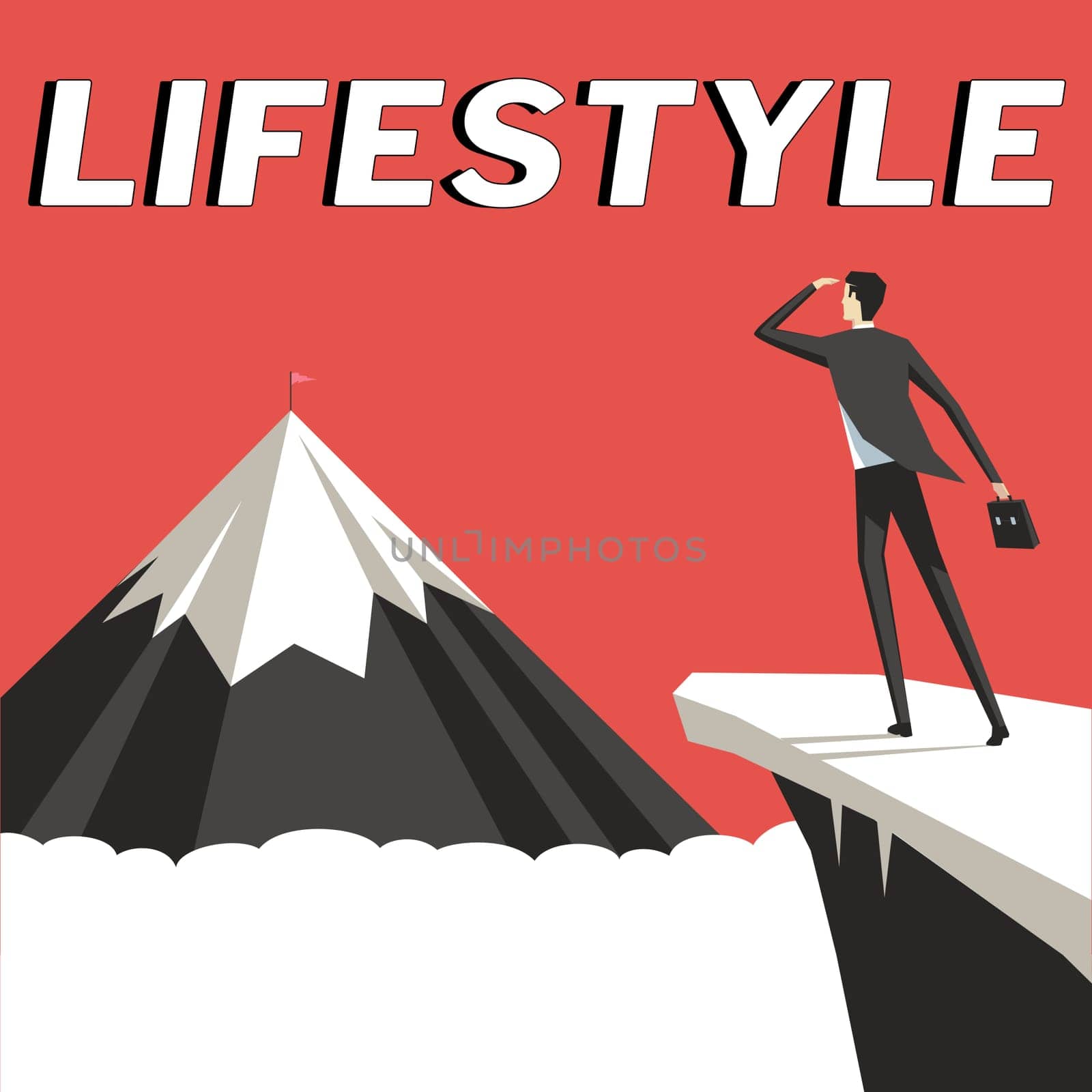 Text showing inspiration Lifestyle, Business overview the typical way of living of an individual, group, or culture