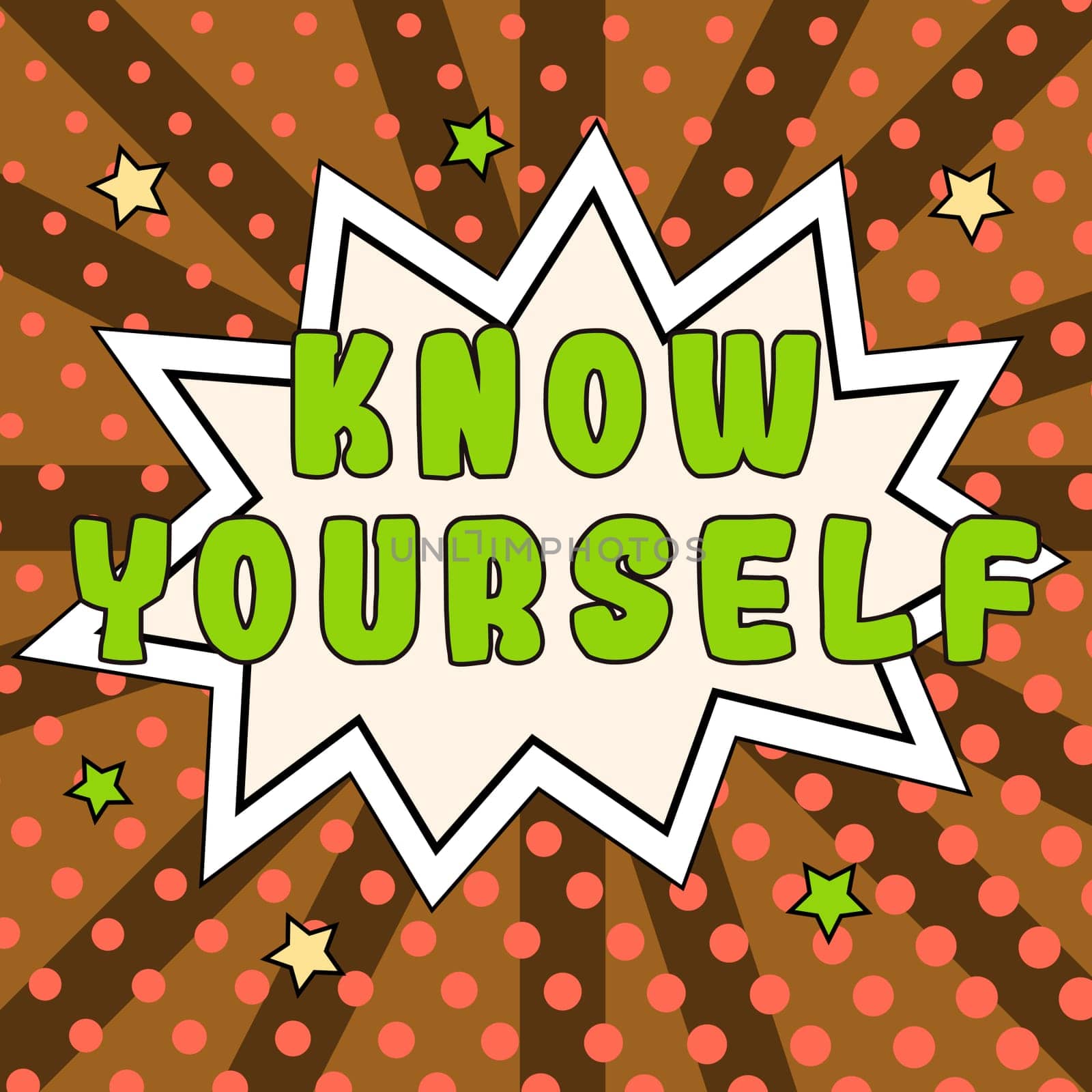 Sign displaying Know Yourself, Business approach Find You Understanding Strength and Weaknesses Identity