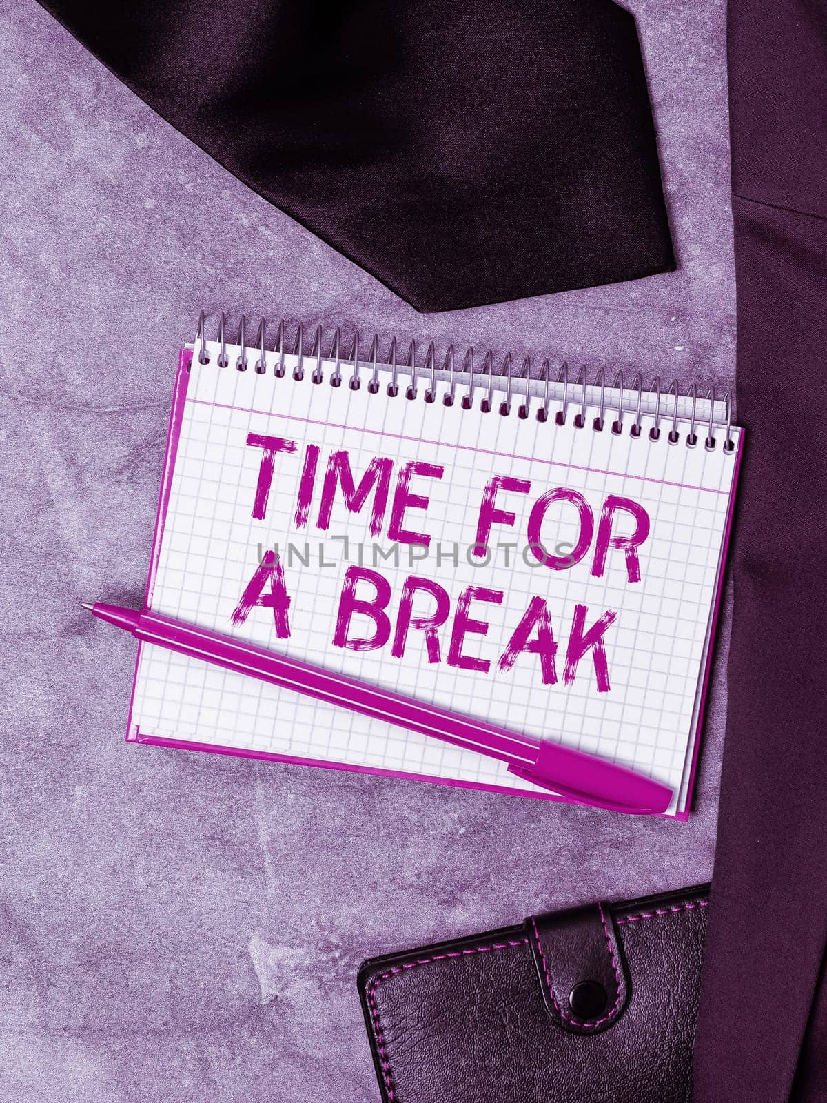 Inspiration showing sign Time For A Break, Business approach a schedule when workers stop working for a brief period
