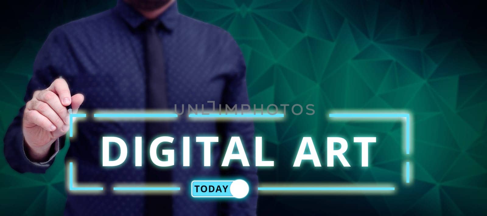 Inspiration showing sign Digital Art, Concept meaning use of skill and creative imagination characterized by computerized technology