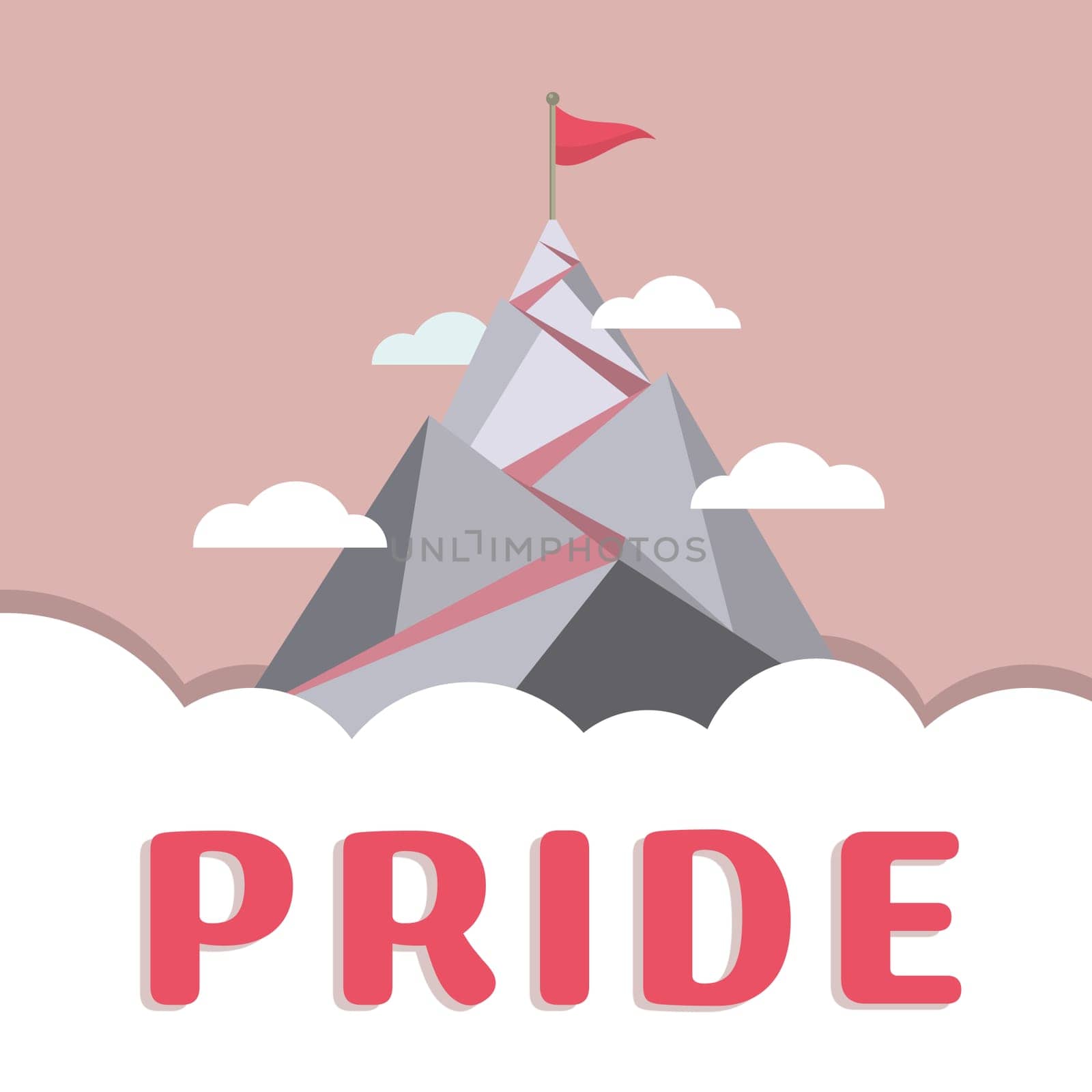 Handwriting text Pride, Business overview feeling of deep pleasure satisfaction derived from own achievements
