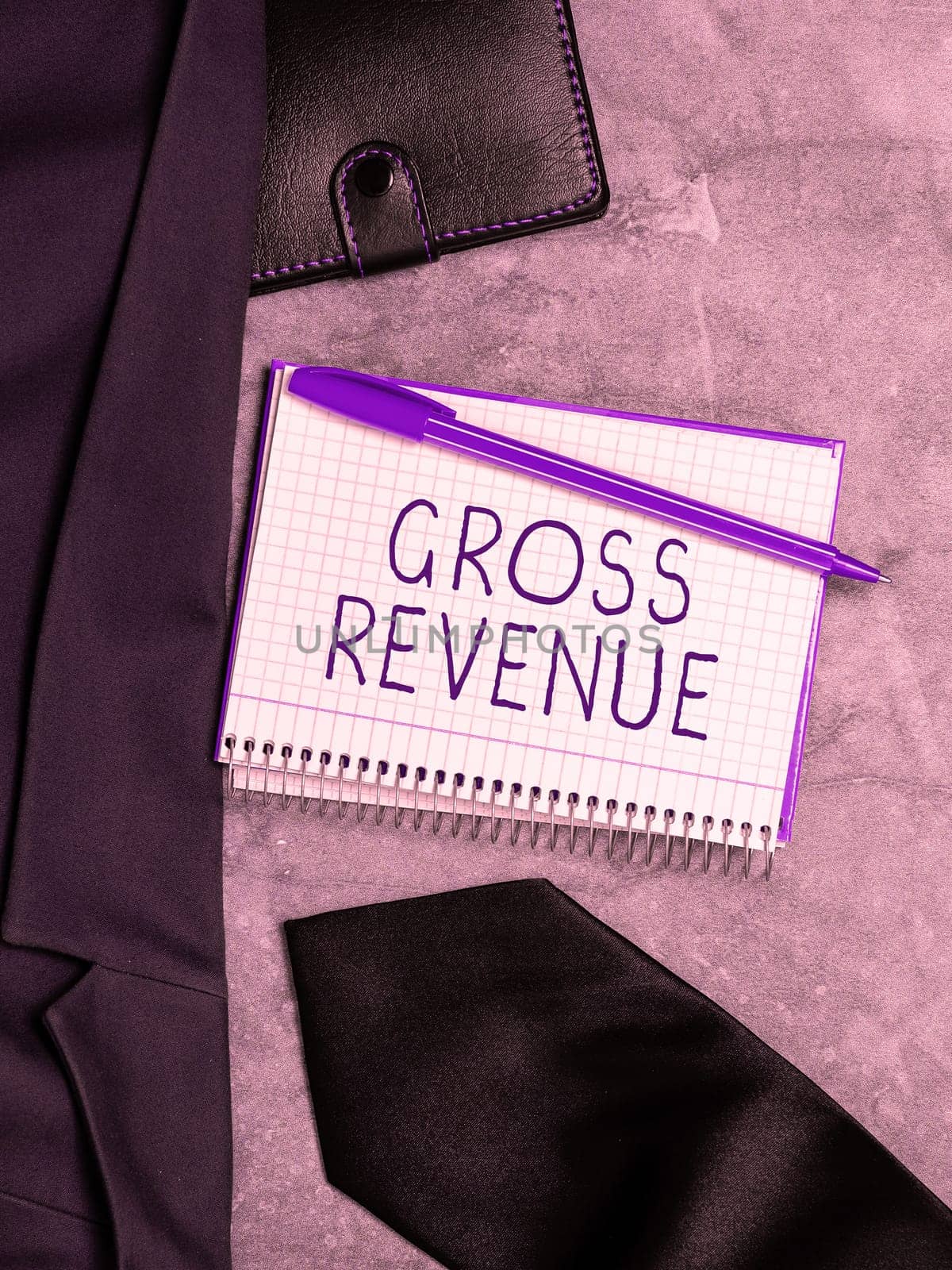 Writing displaying text Gross Revenue, Conceptual photo total value of everything produced in the country