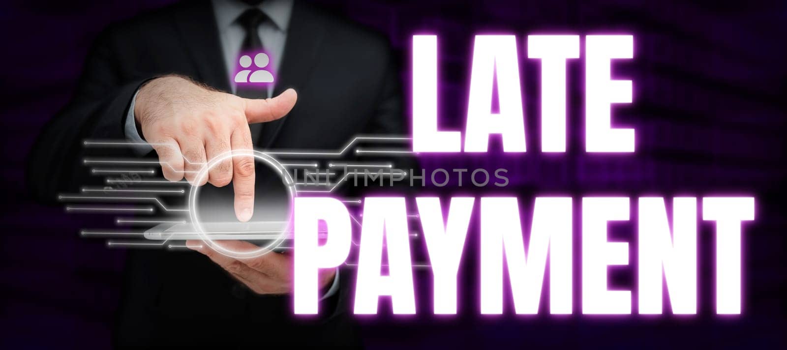 Text showing inspiration Late Payment, Concept meaning payment made to the lender after the due date has passed