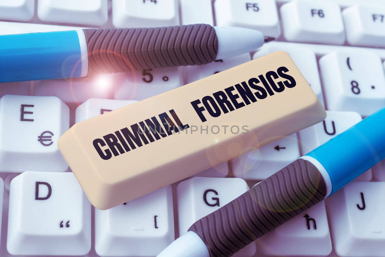 Text showing inspiration Criminal Forensics, Business idea Federal Offense actions Illegal Activities punishable by Law