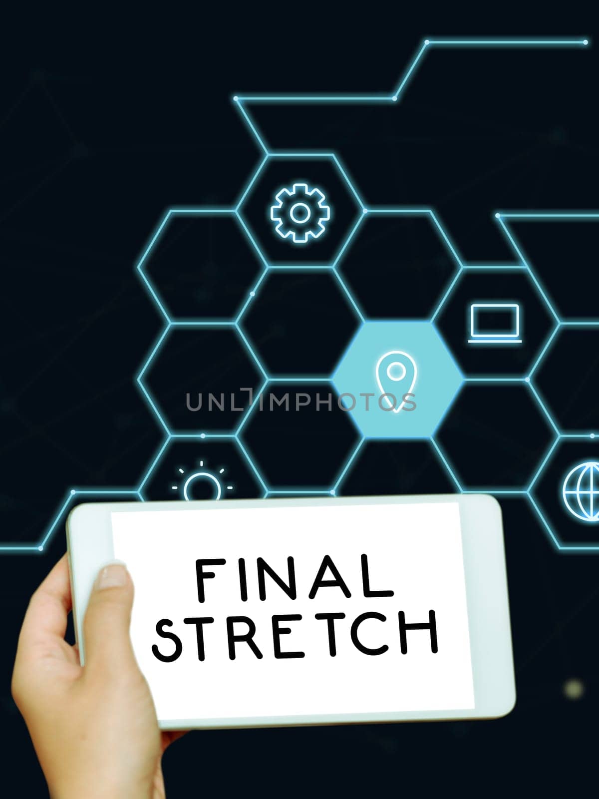 Hand writing sign Final Stretch, Business idea Last Leg Concluding Round Ultimate Stage Finale Year ender