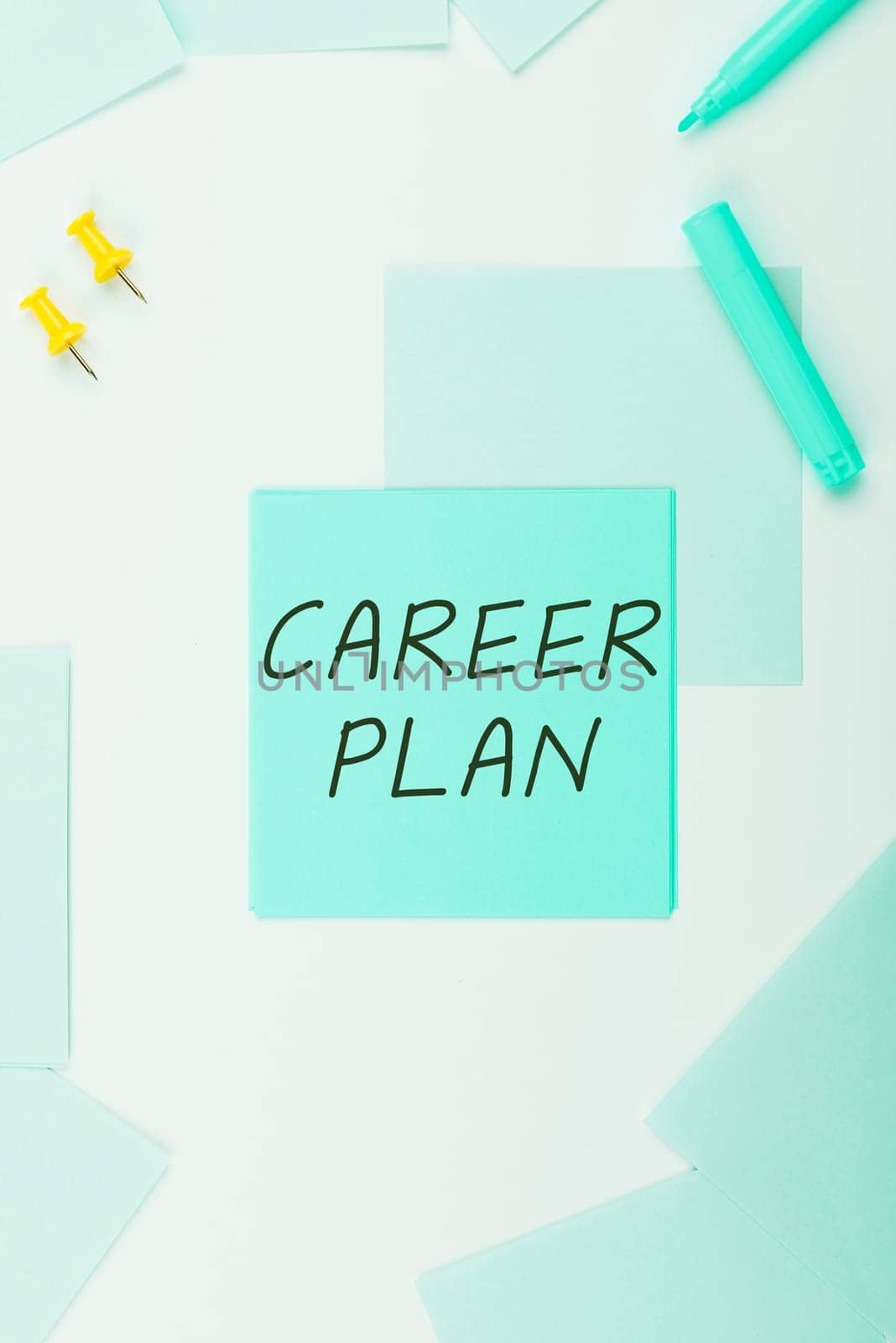 Handwriting text Career Plan, Business concept ongoing process where you Explore your interests and abilities