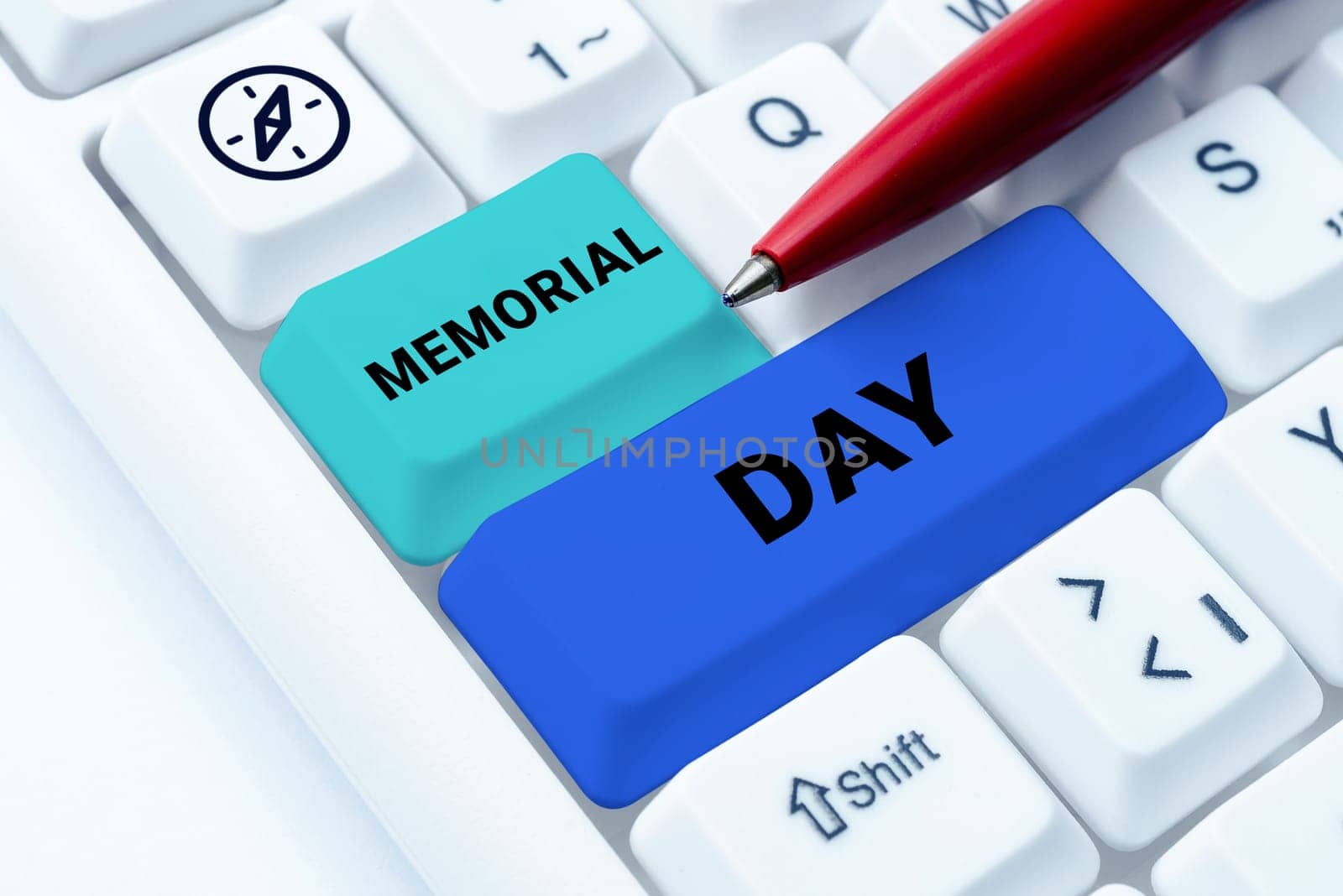 Conceptual caption Memorial Day, Concept meaning To honor and remembering those who died in military service