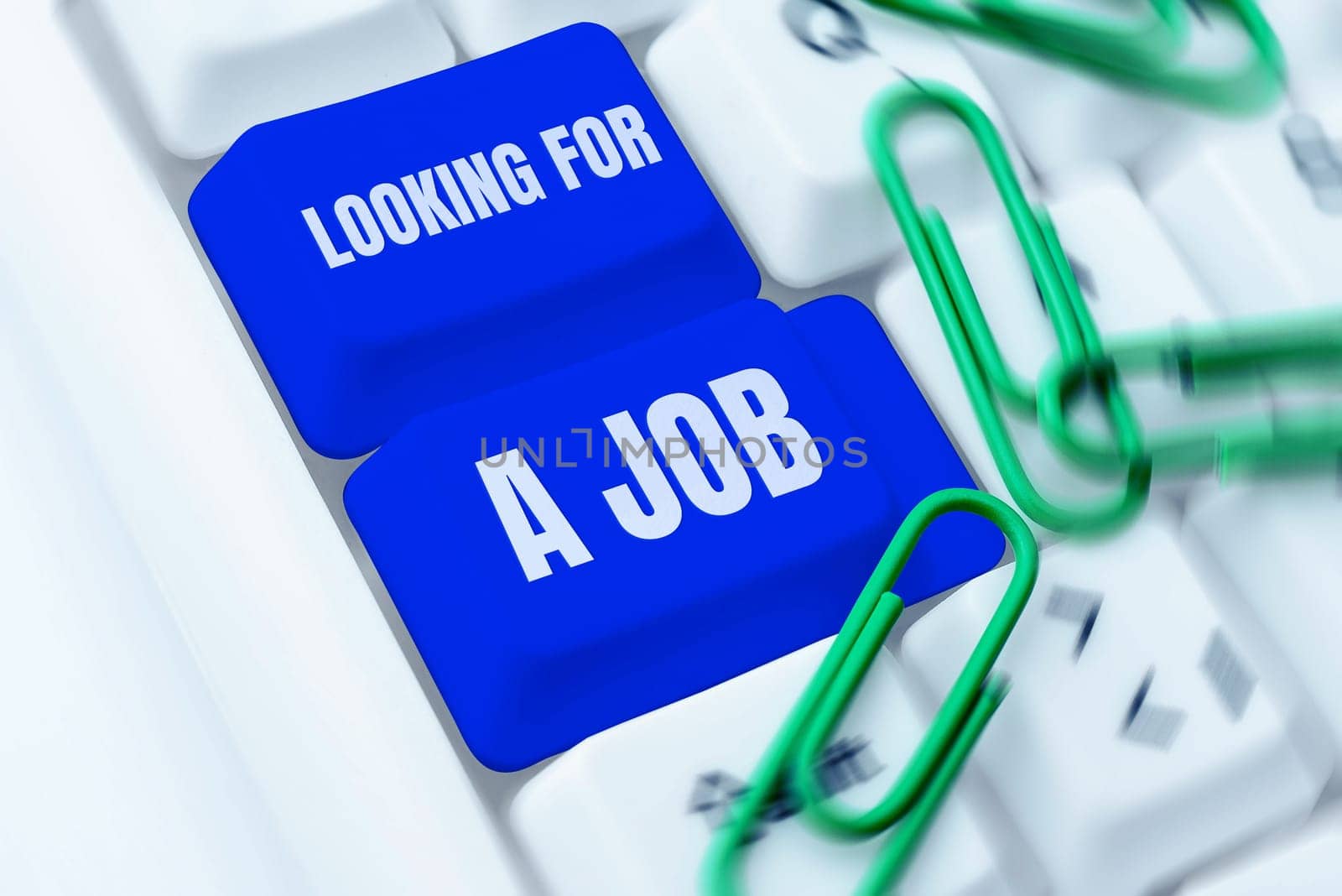 Text showing inspiration Looking For A Job, Word for Unemployed seeking work Recruitment Human Resources