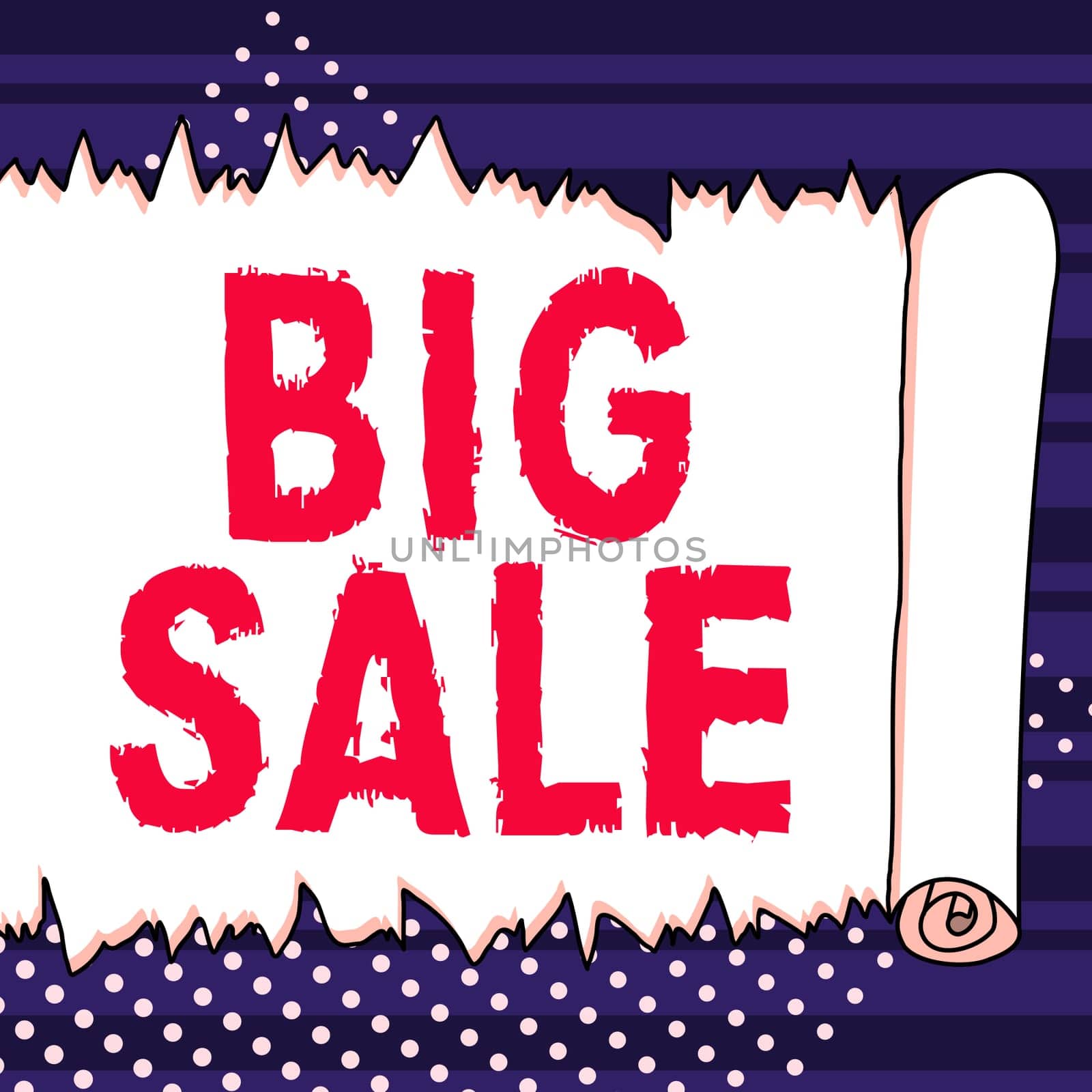 Conceptual caption Big Sale, Business showcase putting products on high discount Great price Black Friday