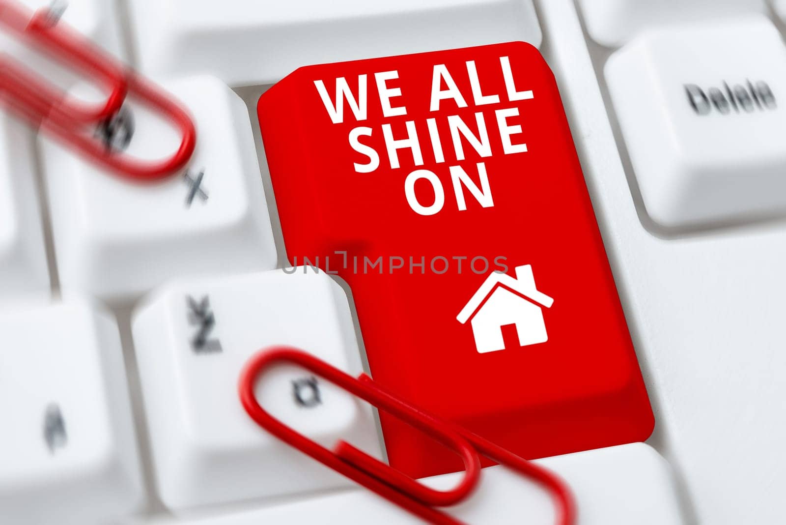 Inspiration showing sign We All Shine On, Word for everybody has a sparkle shining bright motivational