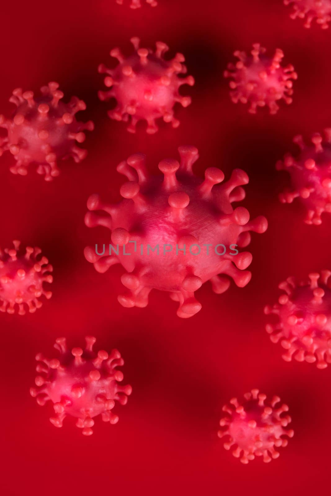 Virus close up, coronavirus concept