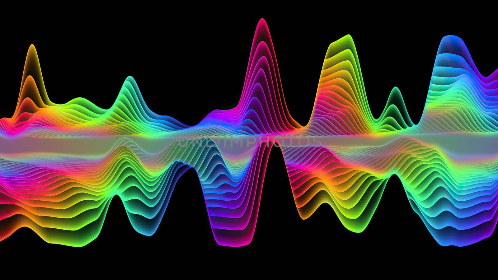 A mesmerizing display of vibrant rainbow colors radiates against a stark black backdrop, creating an eye-catching illuminated pattern.,A mesmerizing display of vibrant rainbow colors radiates against a stark black backdrop, creating an eye-catching illuminated pattern.