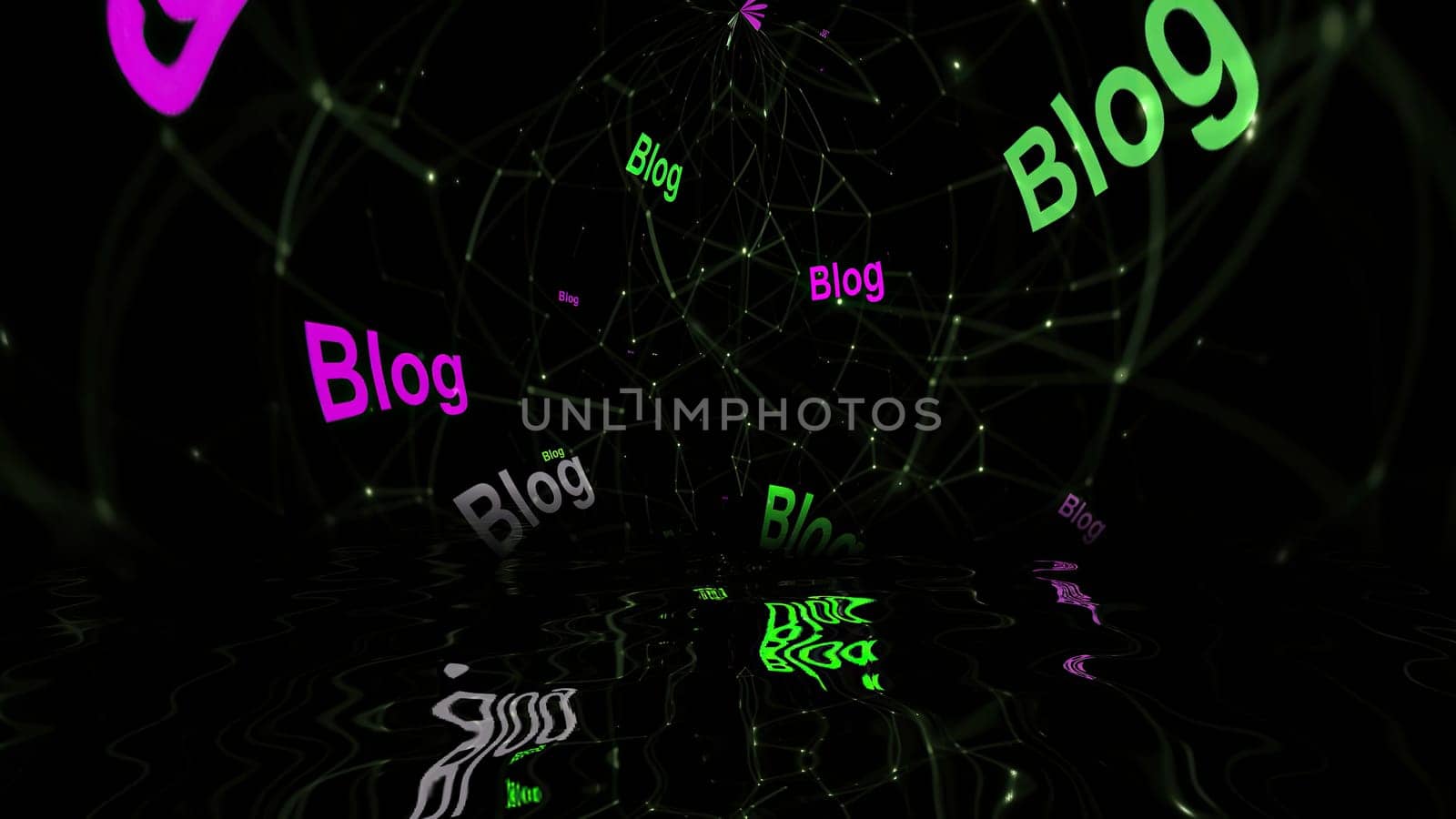 Blog text  background reflecting in water,Blog text  background reflecting in water
