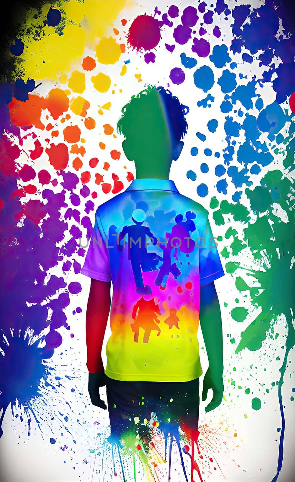 World autism awareness day concept