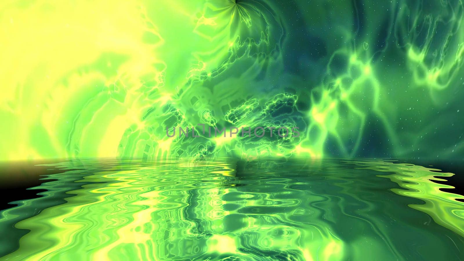 Space Universe With Stars And Galaxies reflected in water,Space Universe With Stars And Galaxies reflected in water
