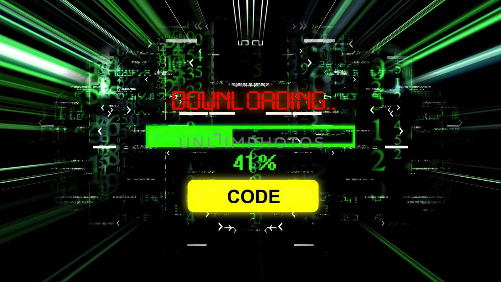 Code download progress bar on the screen,Code download progress bar on the screen