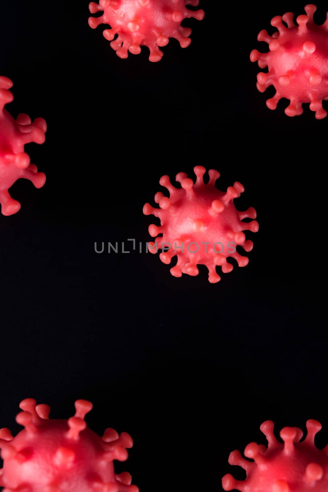 Virus cells in infected, Pandemic medical health