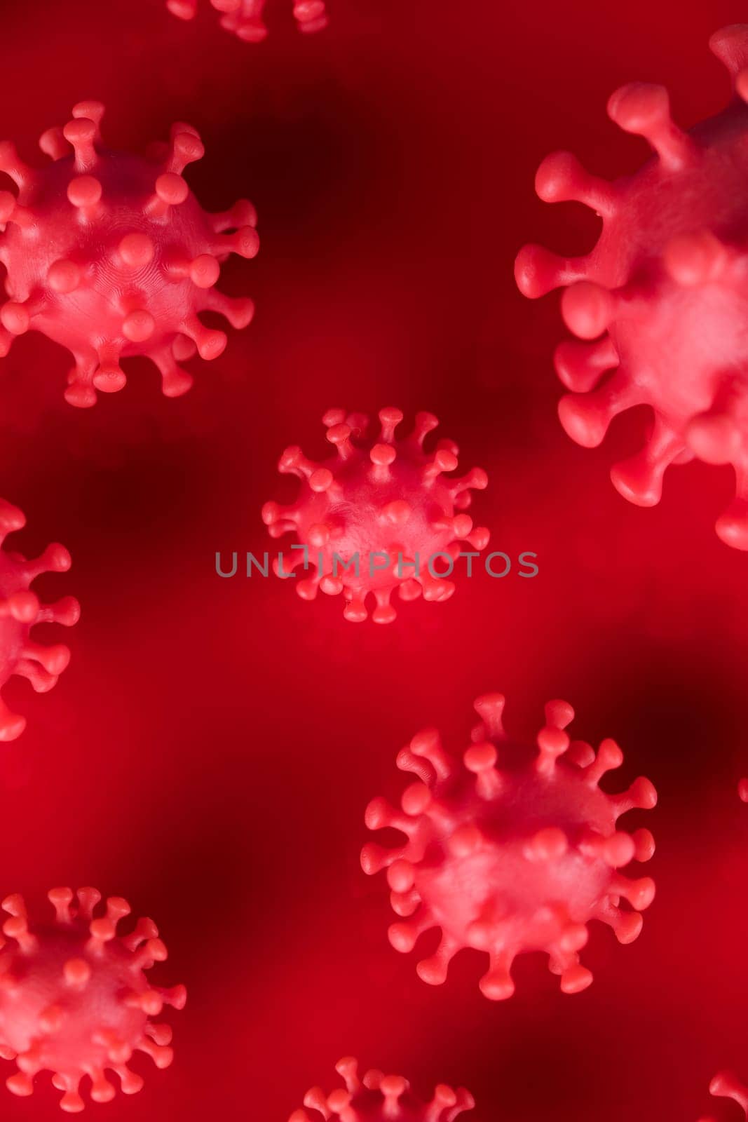 Virus close up, coronavirus concept