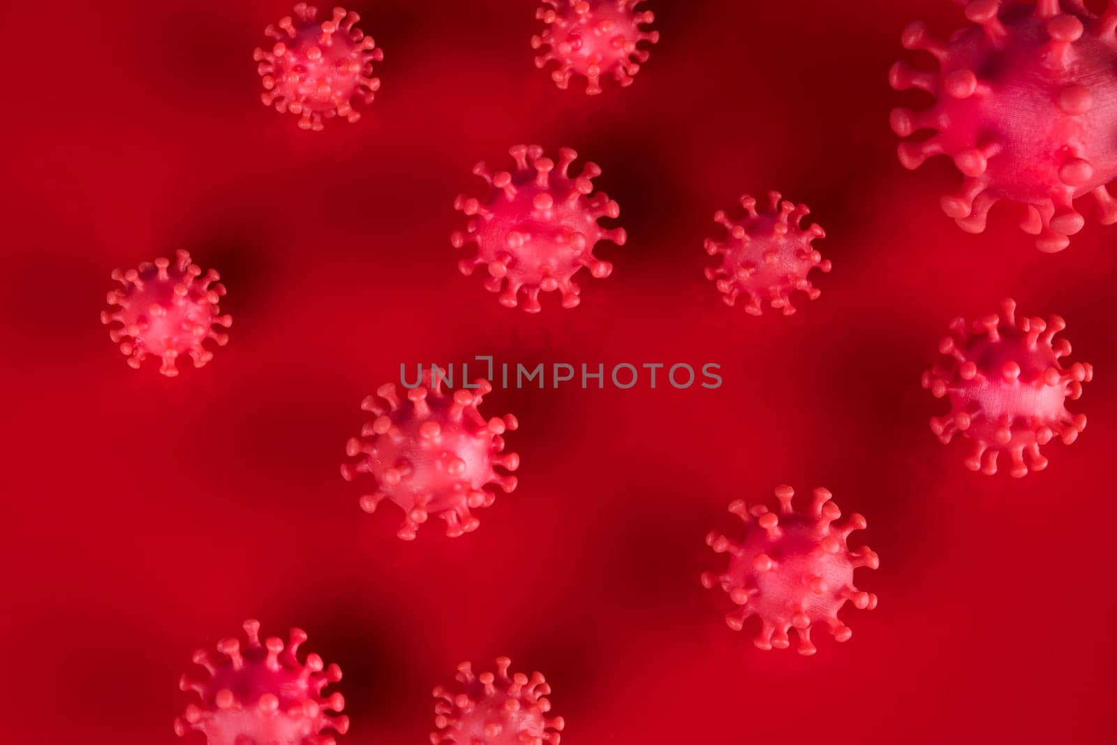 Virus close up, coronavirus concept