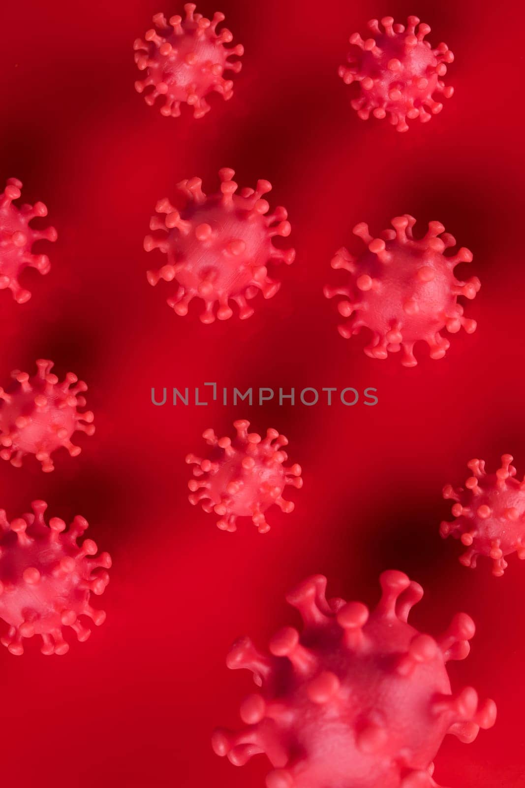 Virus close up, coronavirus concept