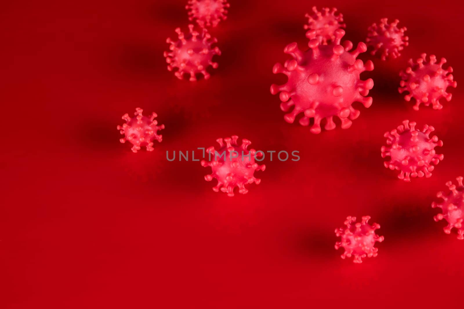 Virus close up, coronavirus concept