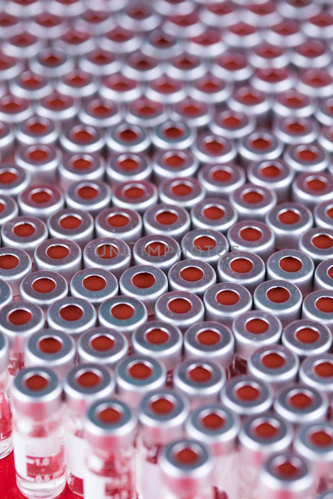 Ampoules with covid 19 vaccine