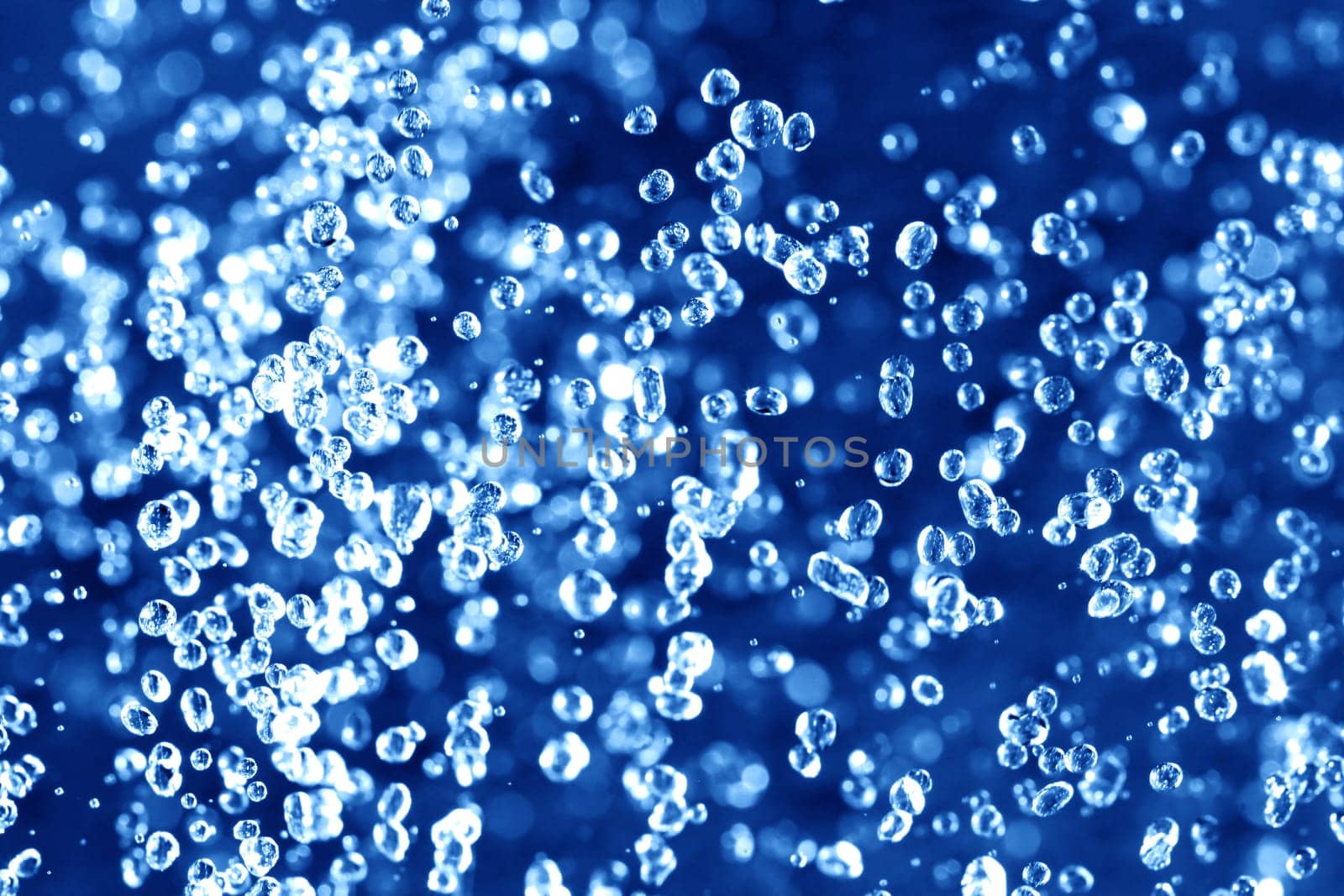 water drops in motion macro close up