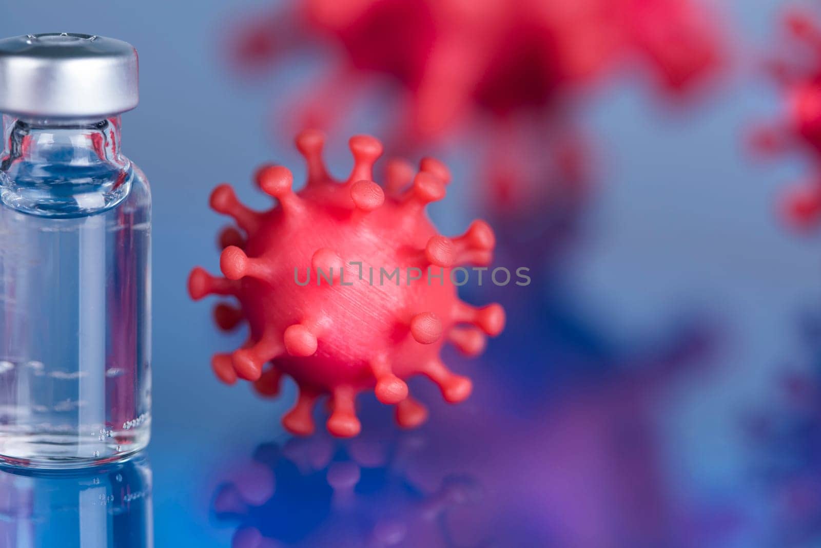 Virus close up, SARS, coronavirus pandemic background