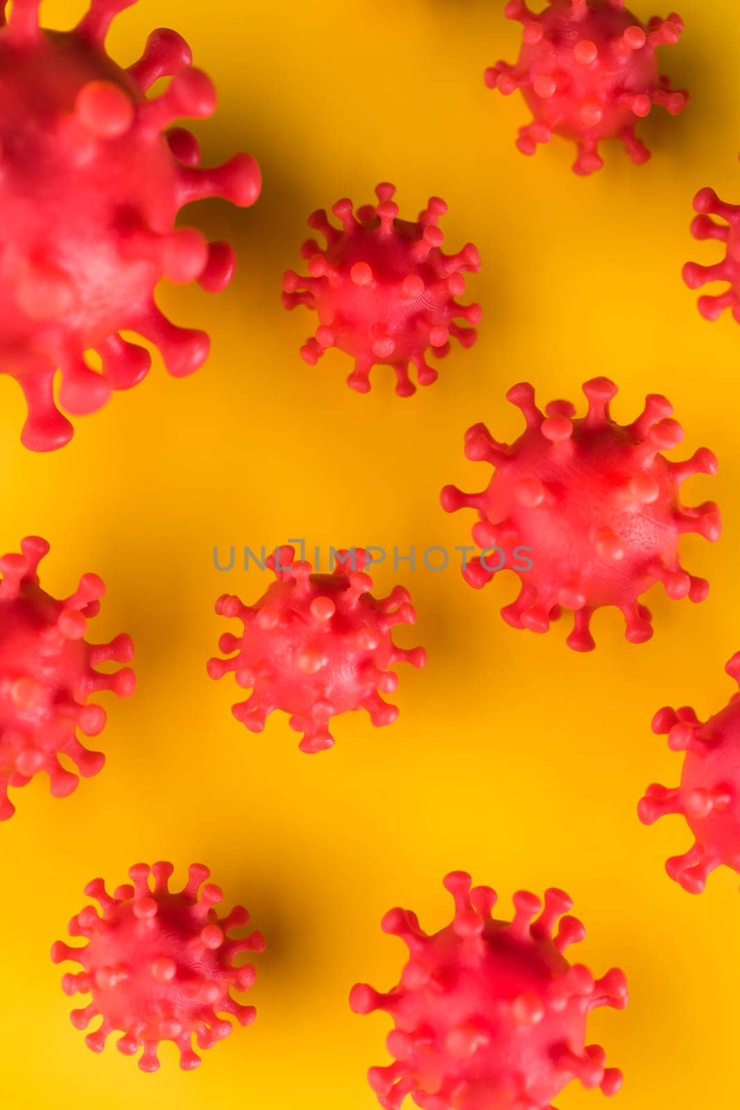 Virus close up, coronavirus concept