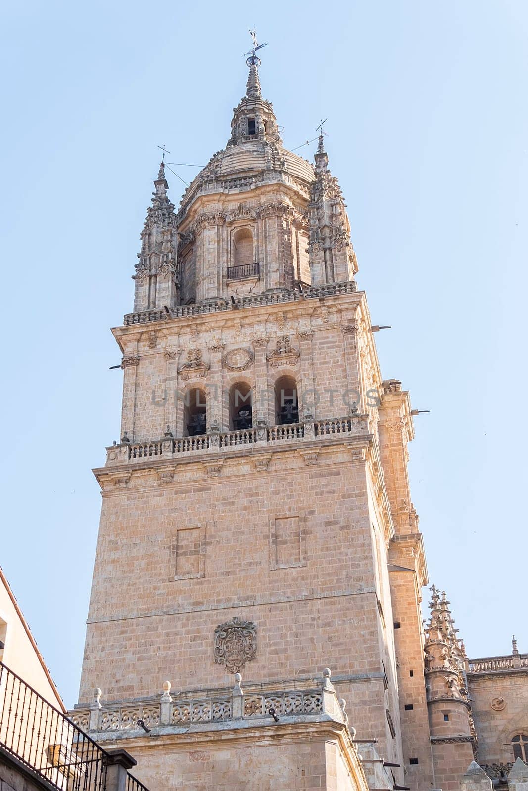 Photo detail of part of the Salamanca catedral in Spain