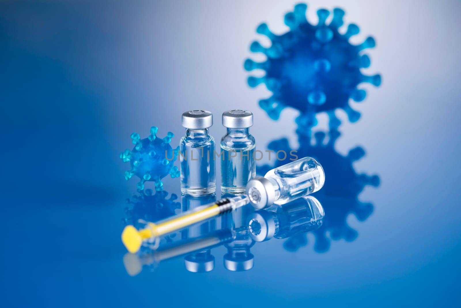 Viruses cells in infected, Pandemic medical health