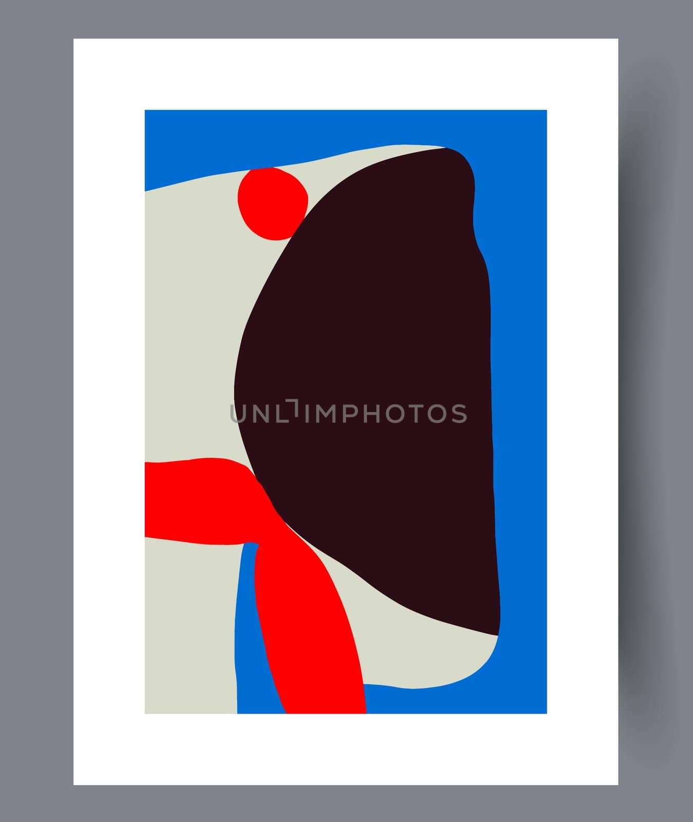 Abstract lines modern sketch wall art print. Printable minimal abstract lines poster. Contemporary decorative background with sketch. Wall artwork for interior design.