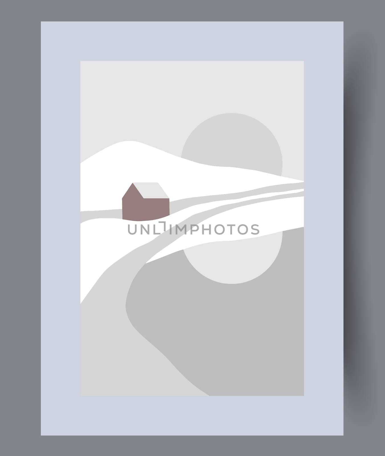Abstract lines modern sketch wall art print. Printable minimal abstract lines poster. Contemporary decorative background with sketch. Wall artwork for interior design.