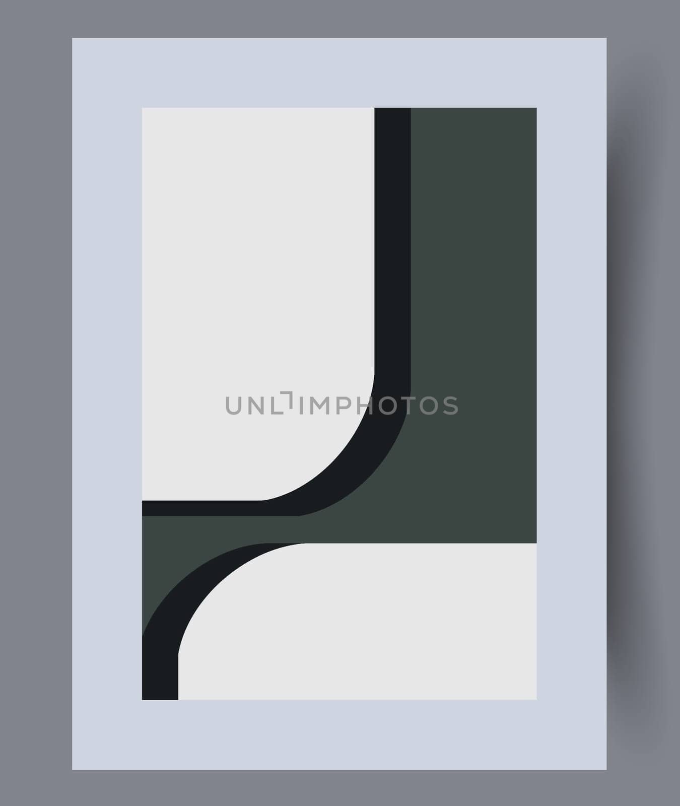 Abstract lines modern sketch wall art print. Printable minimal abstract lines poster. Contemporary decorative background with sketch. Wall artwork for interior design.
