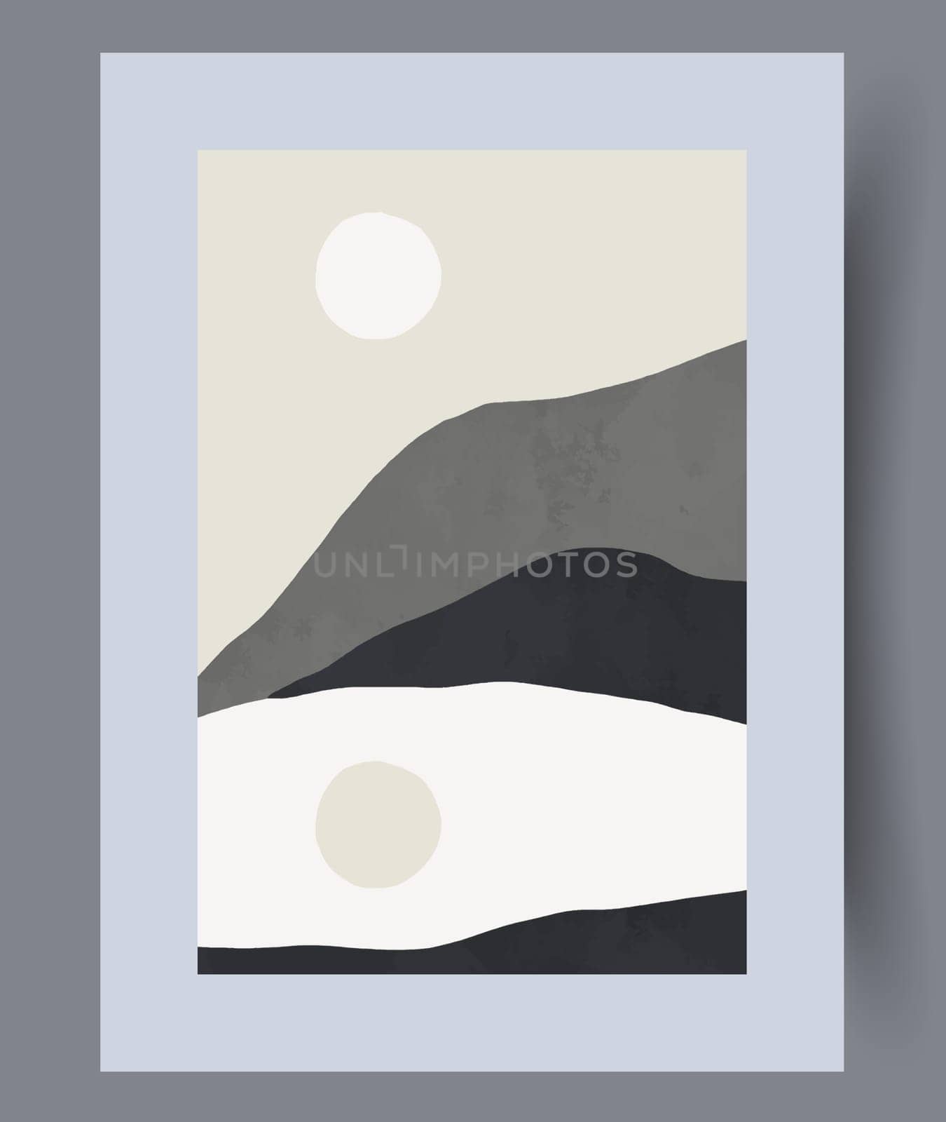 Abstract lines modern sketch wall art print. Printable minimal abstract lines poster. Contemporary decorative background with sketch. Wall artwork for interior design.