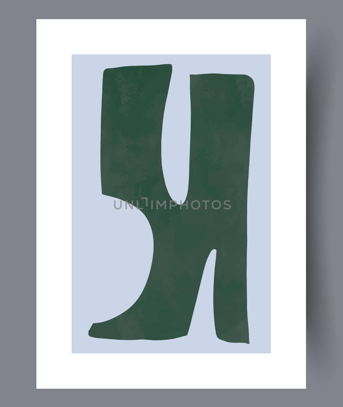 Abstract lines modern sketch wall art print. Printable minimal abstract lines poster. Contemporary decorative background with sketch. Wall artwork for interior design.