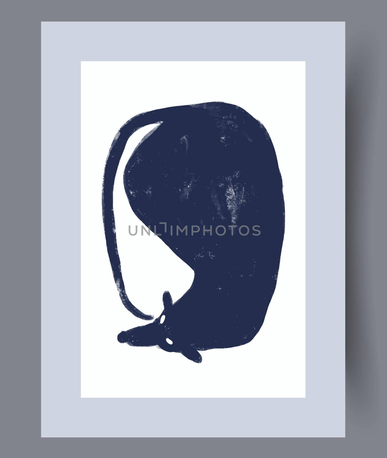 Abstract lines modern sketch wall art print. Printable minimal abstract lines poster. Contemporary decorative background with sketch. Wall artwork for interior design.