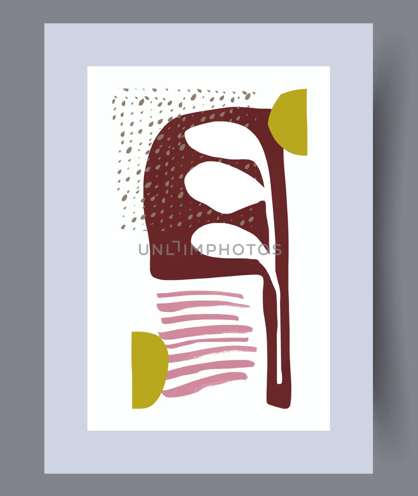 Abstract lines modern sketch wall art print. Printable minimal abstract lines poster. Contemporary decorative background with sketch. Wall artwork for interior design.