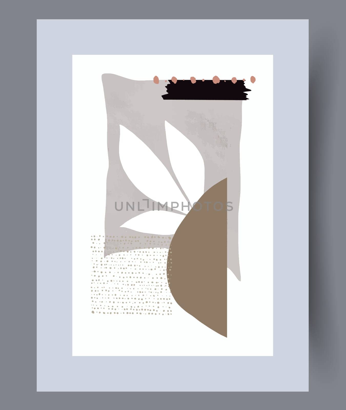 Abstract lines modern sketch wall art print. Printable minimal abstract lines poster. Contemporary decorative background with sketch. Wall artwork for interior design.