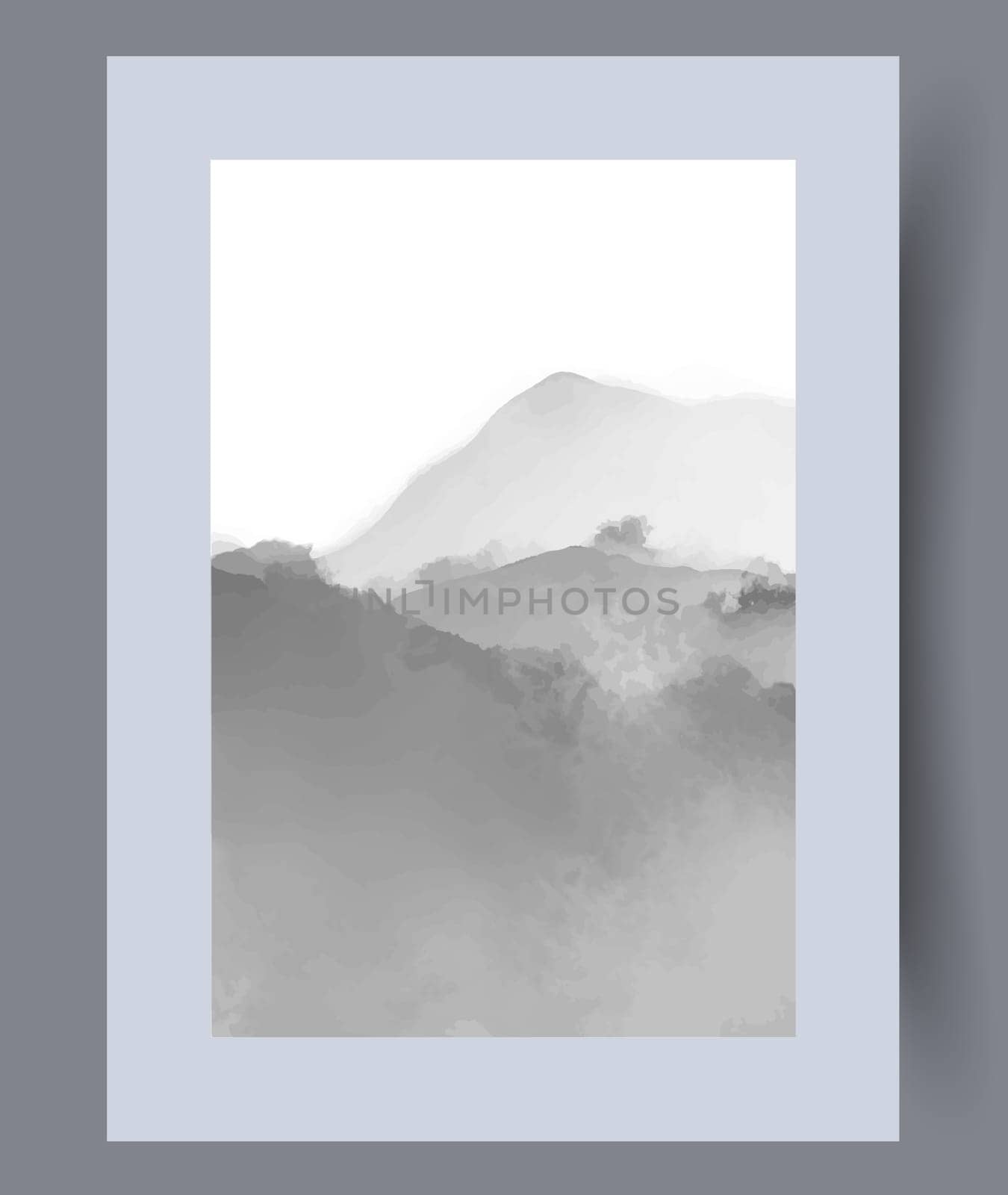 Abstract lines modern sketch wall art print. Printable minimal abstract lines poster. Contemporary decorative background with sketch. Wall artwork for interior design.