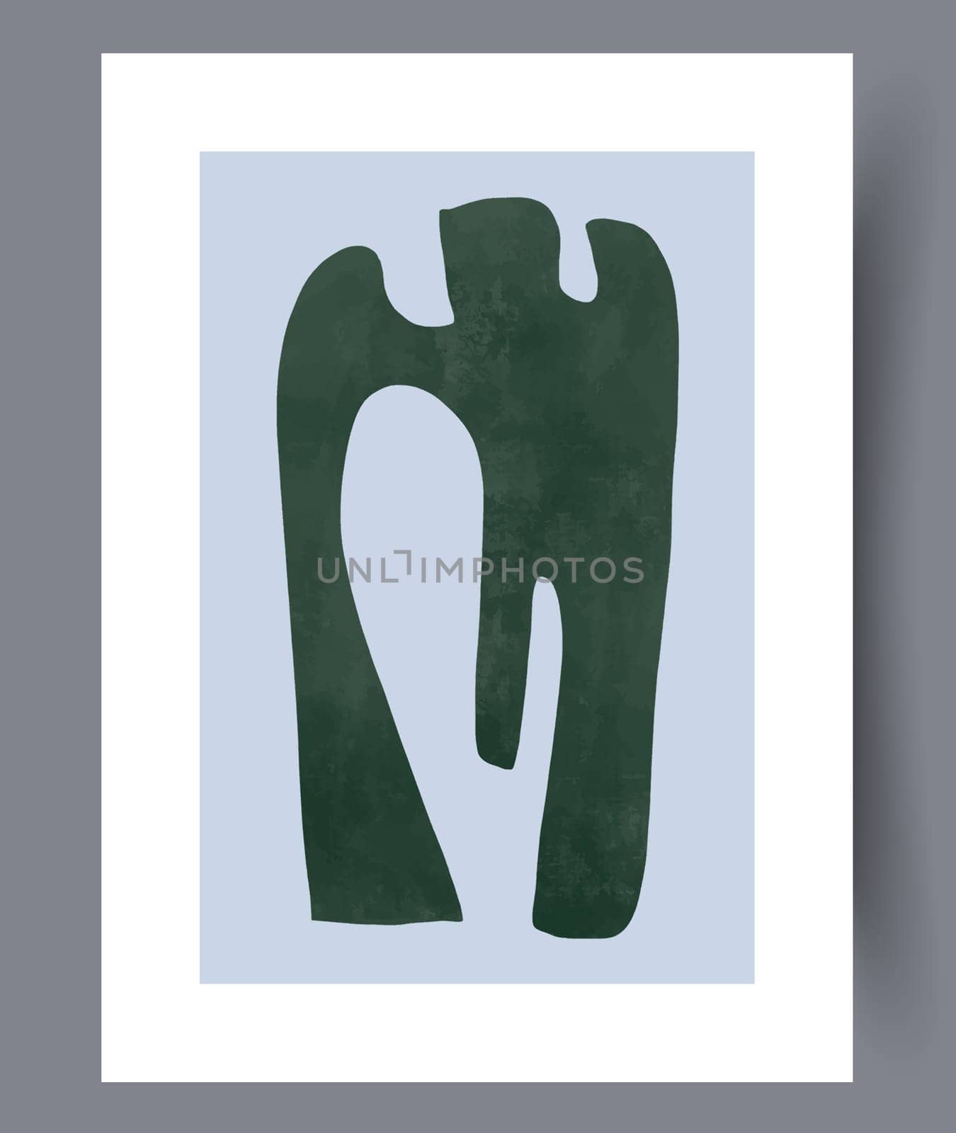Abstract lines modern sketch wall art print. Printable minimal abstract lines poster. Contemporary decorative background with sketch. Wall artwork for interior design.