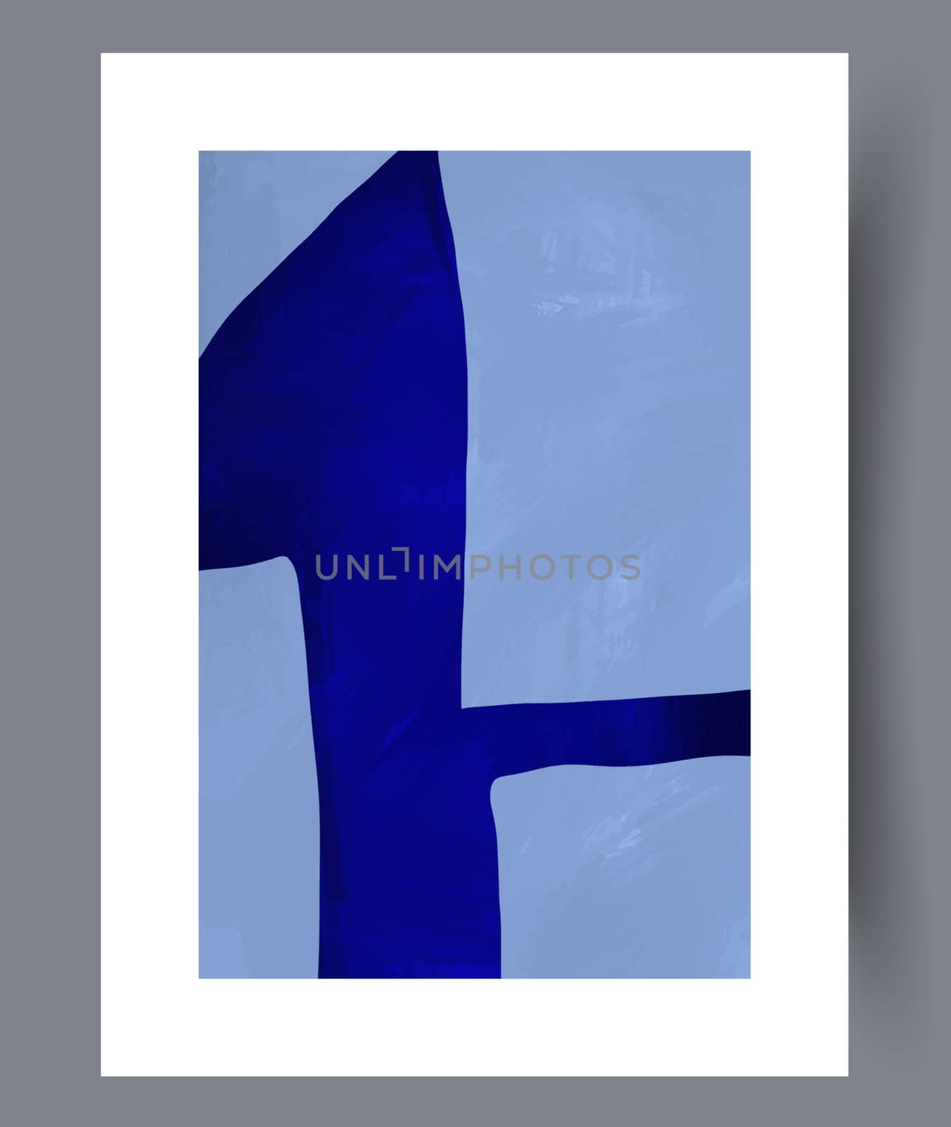 Abstract lines modern sketch wall art print. Printable minimal abstract lines poster. Contemporary decorative background with sketch. Wall artwork for interior design.