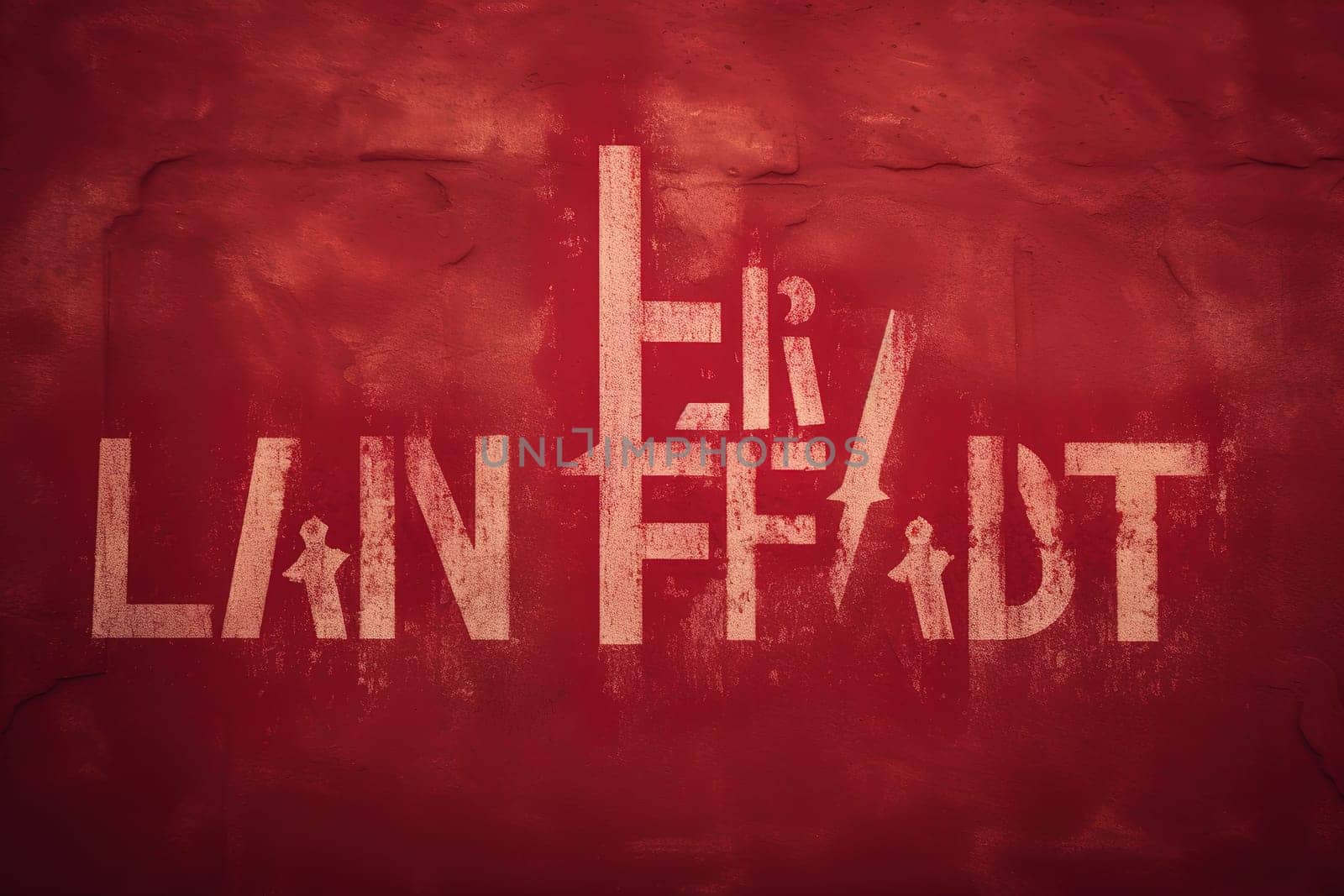 Lent Season, Holy Week and Good Friday concepts - 'LENT fast pray give' text in red vintage background Stock photo. Generative AI.