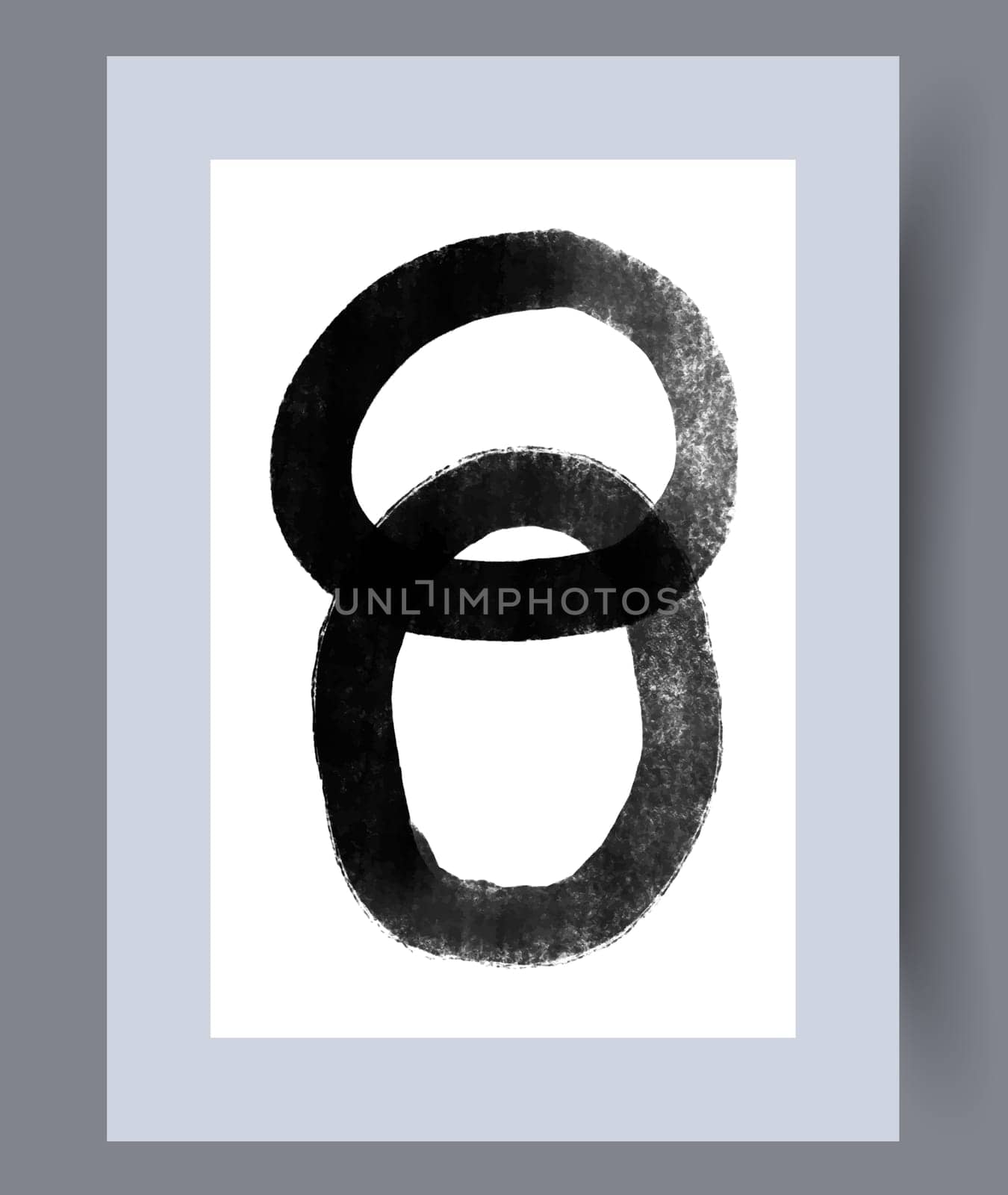 Abstract lines modern sketch wall art print. Printable minimal abstract lines poster. Contemporary decorative background with sketch. Wall artwork for interior design.