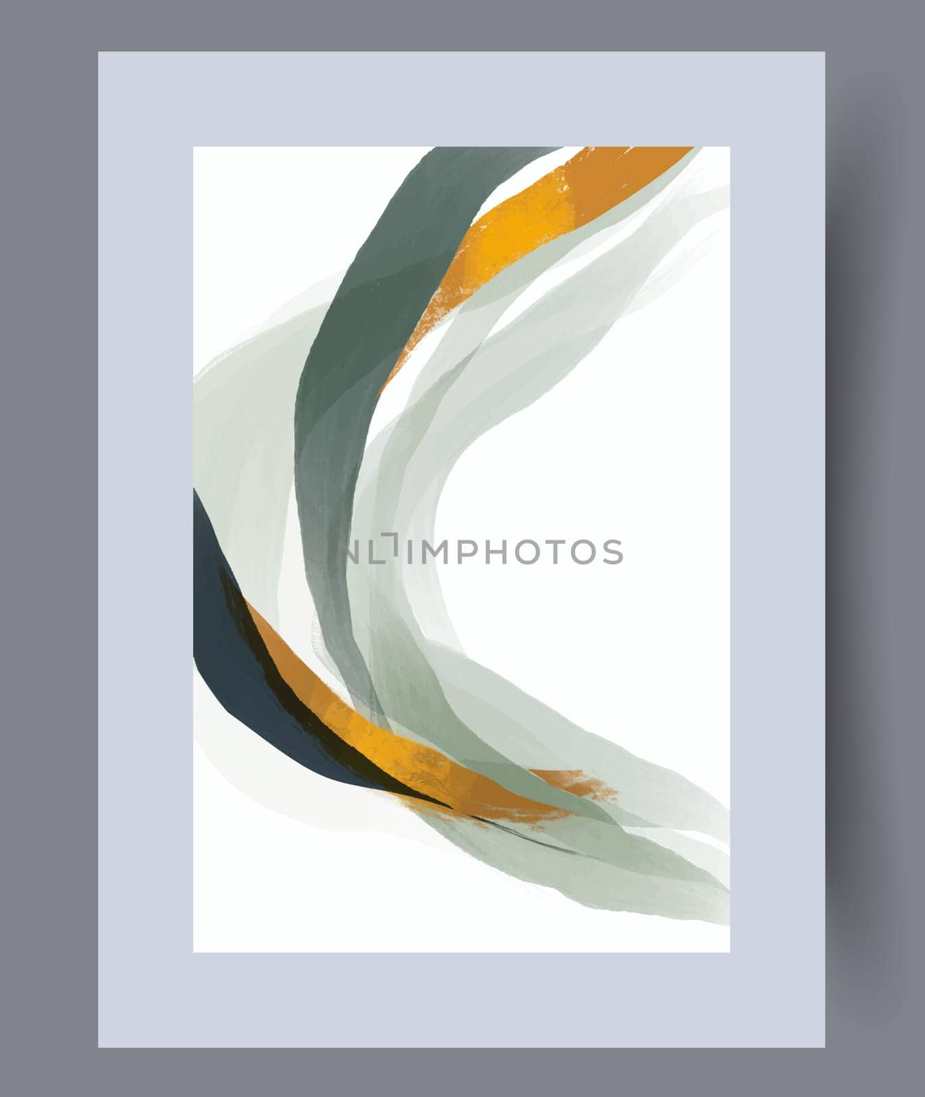 Abstract lines modern sketch wall art print. Printable minimal abstract lines poster. Contemporary decorative background with sketch. Wall artwork for interior design.