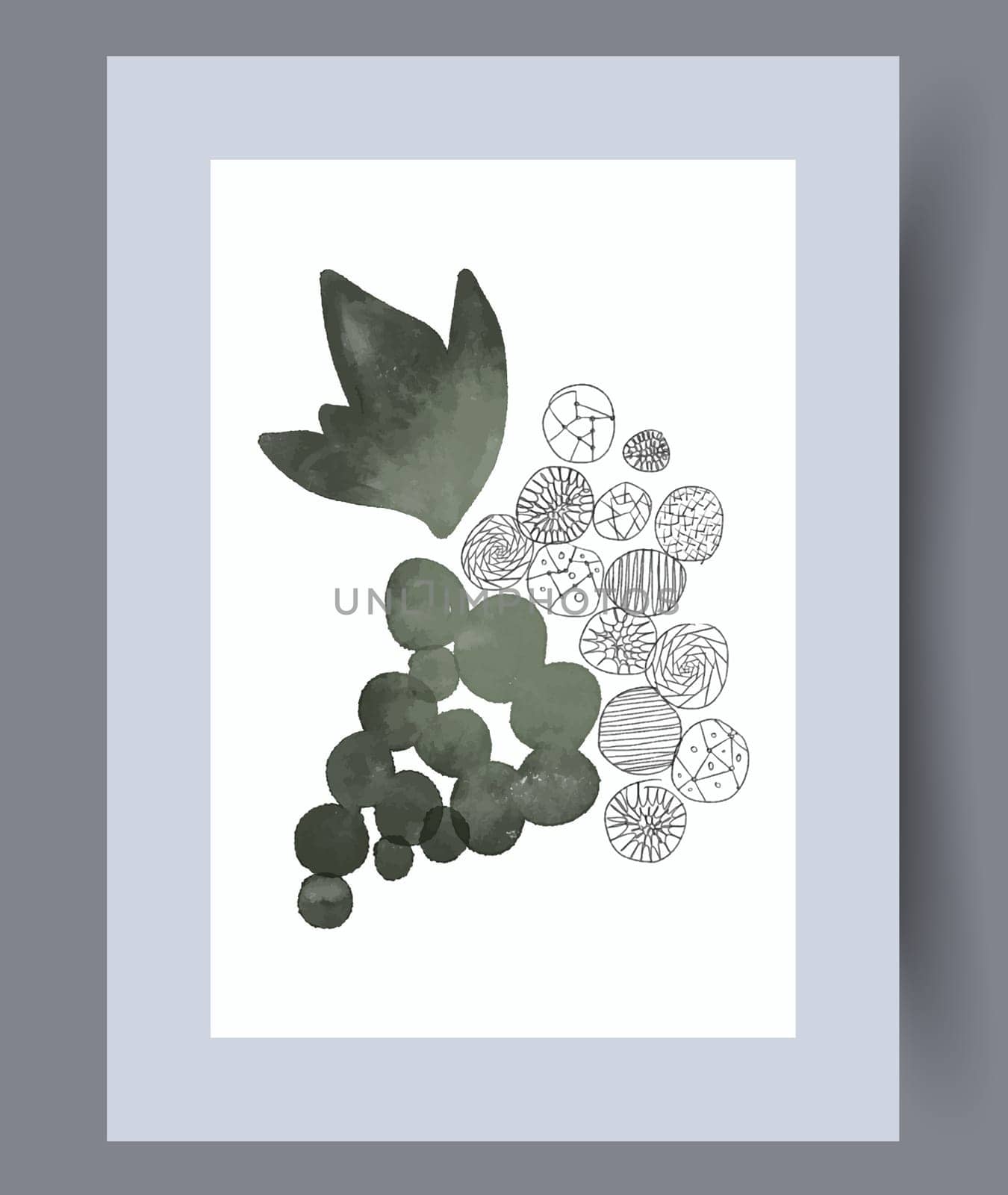 Abstract lines modern sketch wall art print. Printable minimal abstract lines poster. Contemporary decorative background with sketch. Wall artwork for interior design.