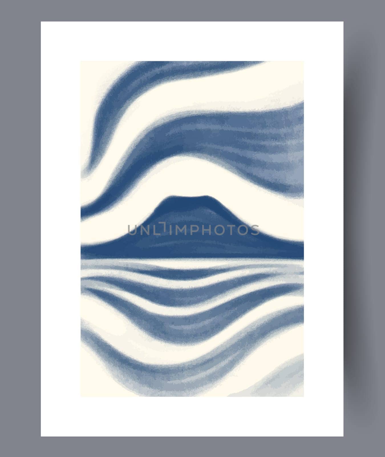 Abstract lines modern sketch wall art print. Printable minimal abstract lines poster. Contemporary decorative background with sketch. Wall artwork for interior design.