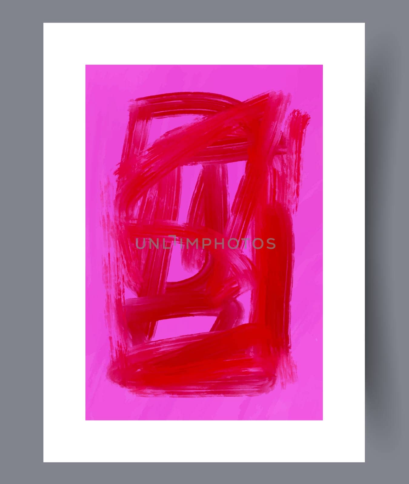 Abstract lines modern sketch wall art print. Printable minimal abstract lines poster. Contemporary decorative background with sketch. Wall artwork for interior design.
