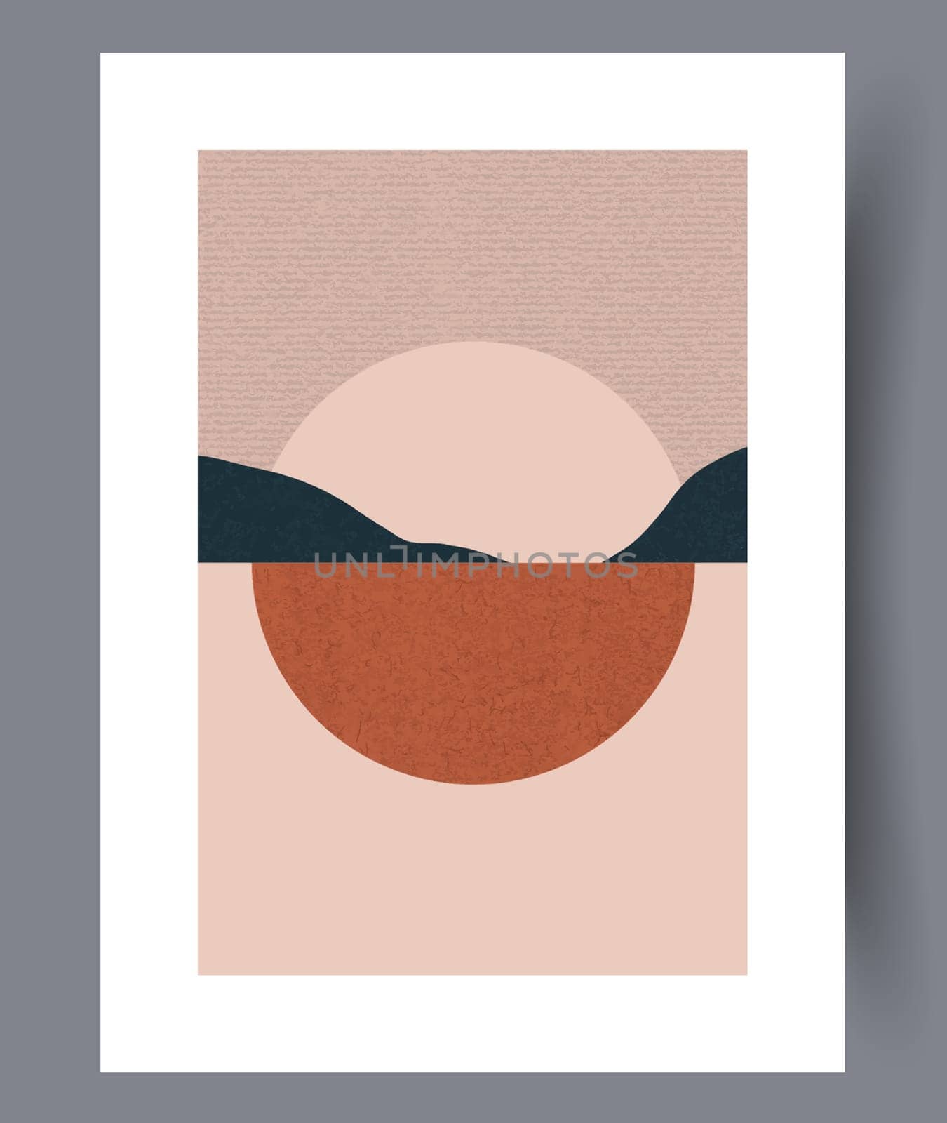 Abstract lines modern sketch wall art print. Printable minimal abstract lines poster. Contemporary decorative background with sketch. Wall artwork for interior design.