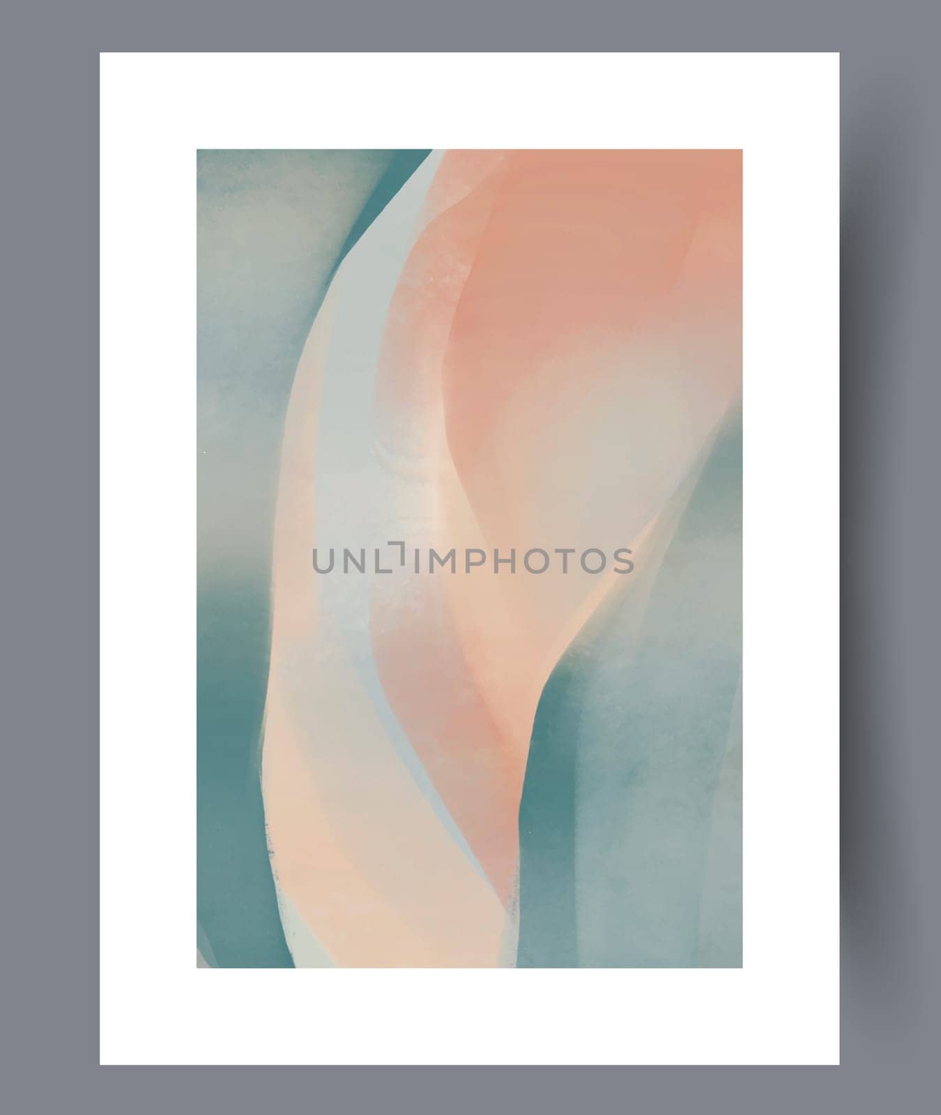 Abstract lines modern sketch wall art print. Printable minimal abstract lines poster. Contemporary decorative background with sketch. Wall artwork for interior design.